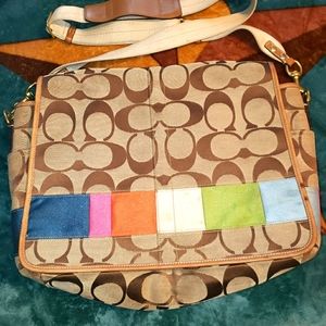 coach laptop bag